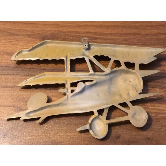 Vintage Sexton Bi Plane Wall Decor - Picture 6 of 7